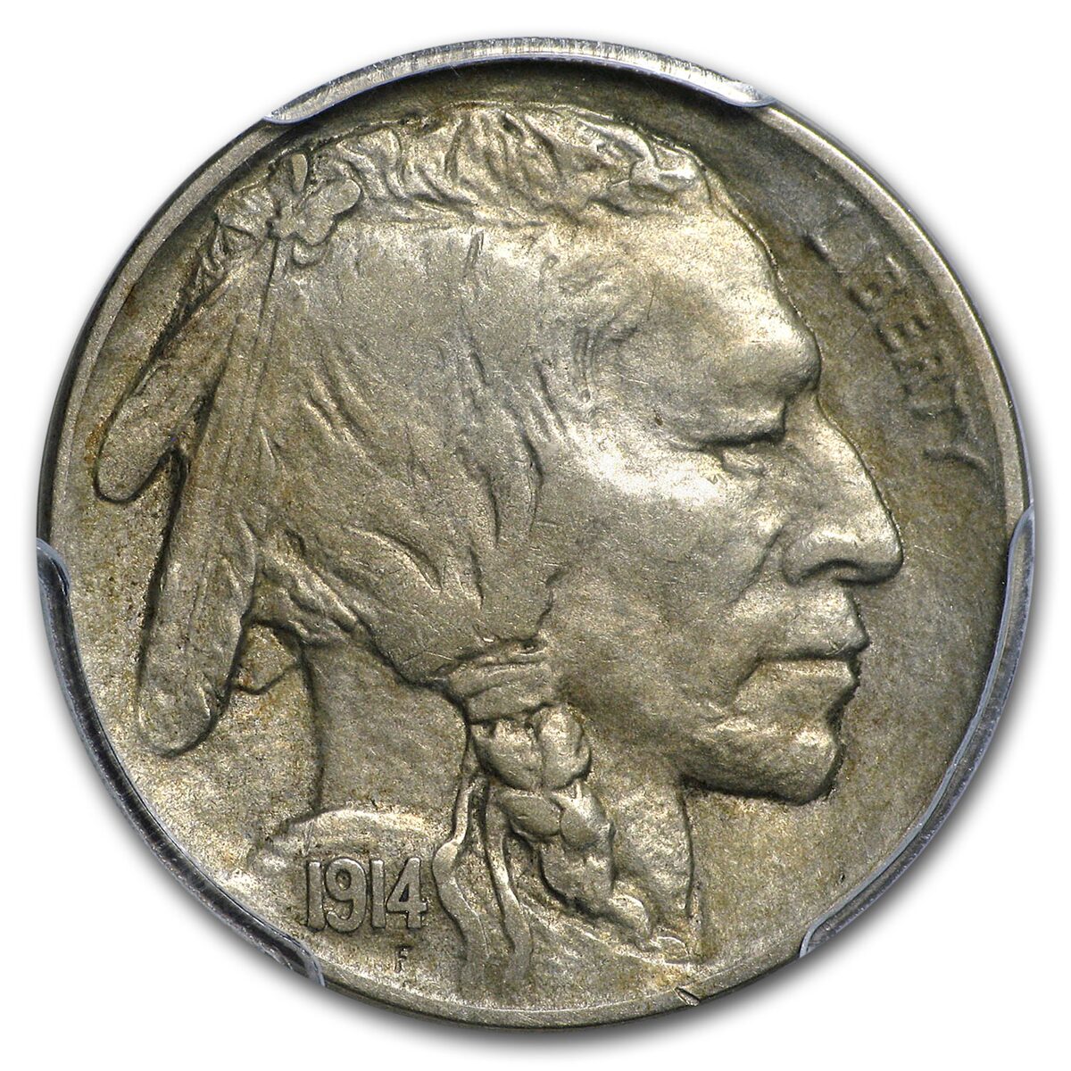 1914-D Buffalo Nickel XF-45 PCGS