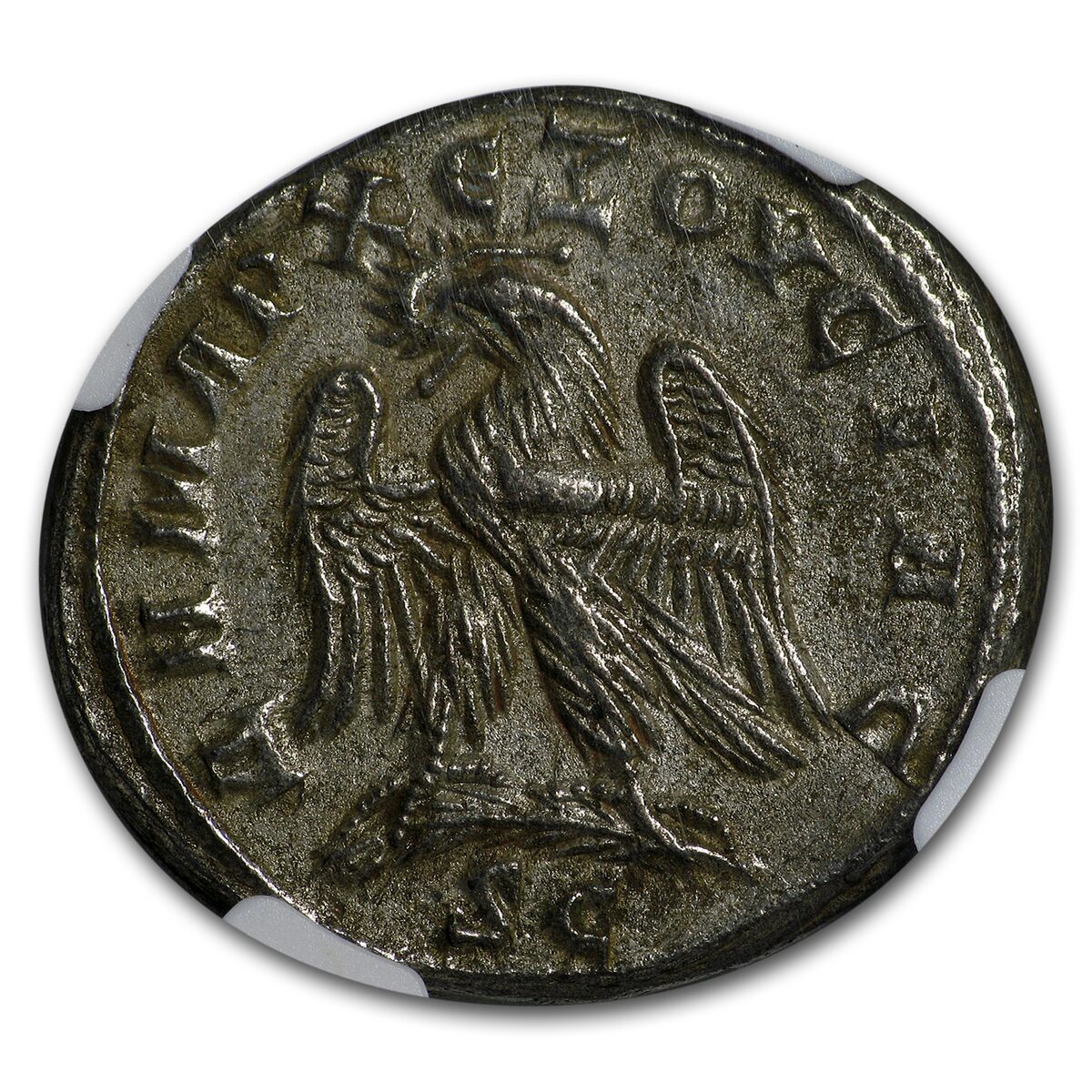 Roman Bi Tetradrachm Emperor Trajan Decius (249-251 AD) AU NGC