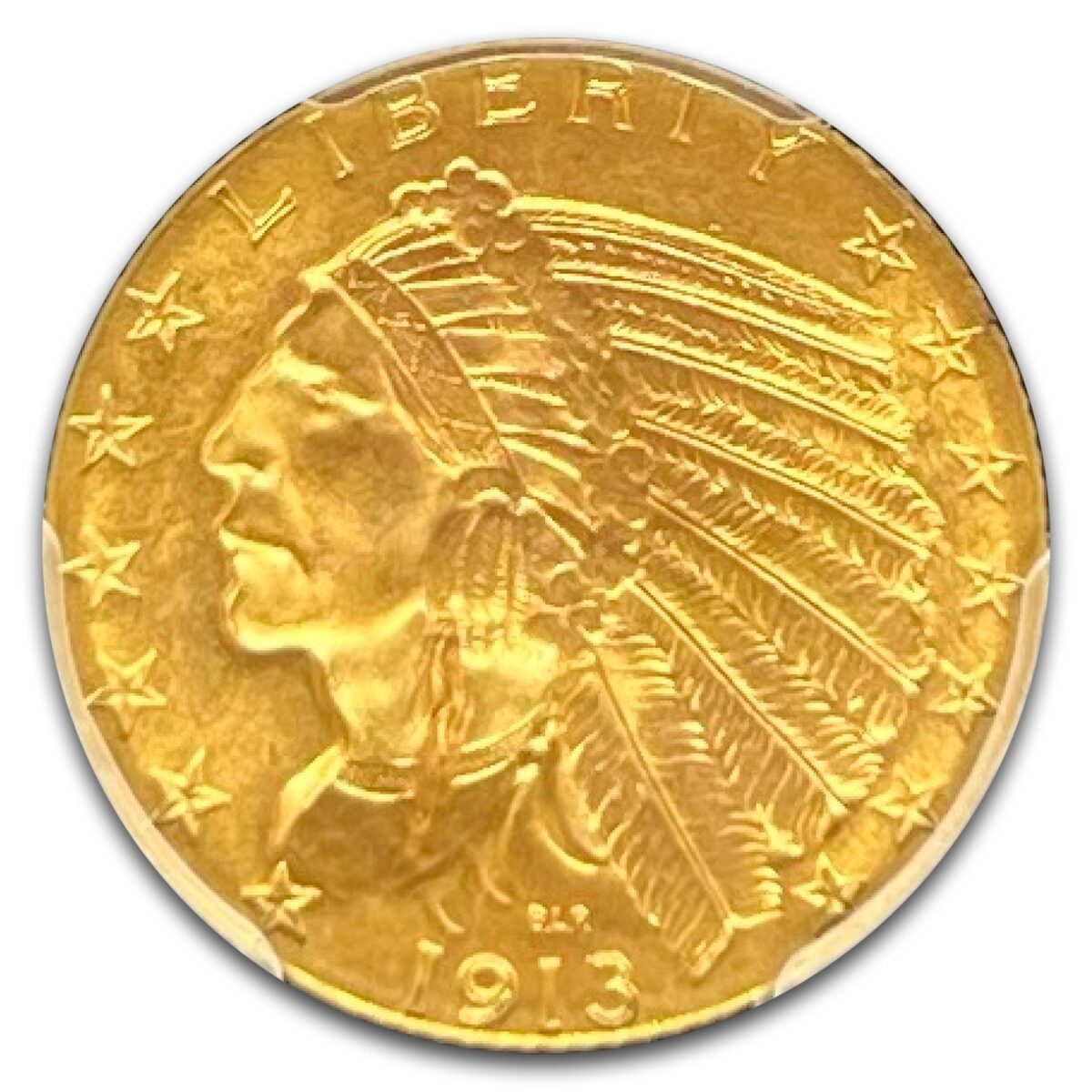 1913 $5 Indian Half Eagle MS-64 PCGS