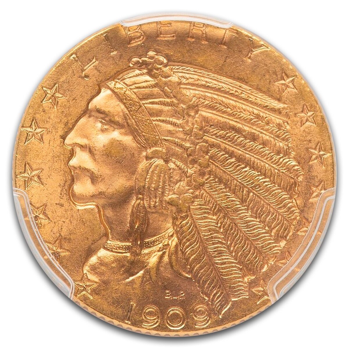 1909 $5 Indian Half Eagle MS-65 PCGS