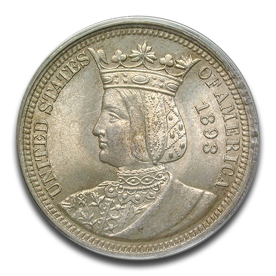 1893 Isabella Quarter MS-63 PCGS