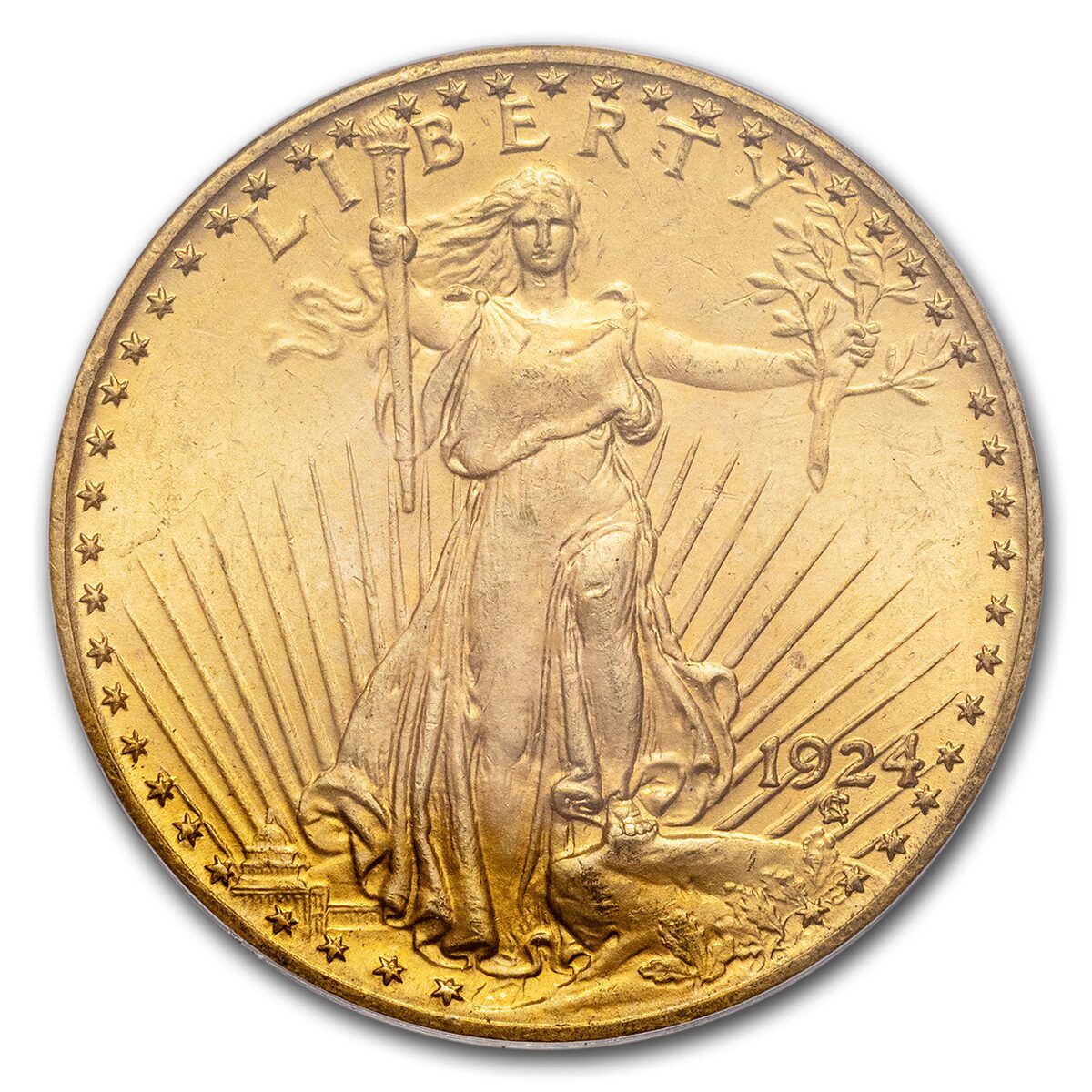 1924 $20 St Gaudens Gold Double Eagle MS-65 PCGS