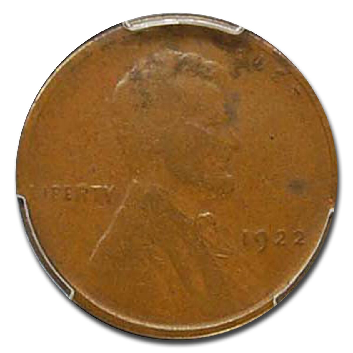 1922 Plain Lincoln Cent VF-20 PCGS (No D, Strong Reverse)