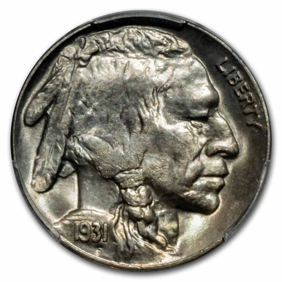 1931-S Buffalo Nickel MS-66 PCGS