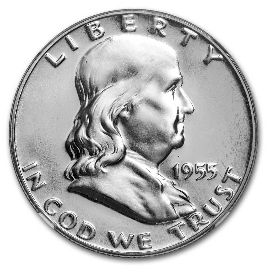 1955 Franklin Half Dollar PF-66 NGC