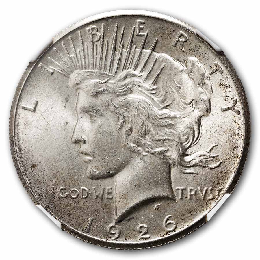 1926 Peace Dollar MS-63 NGC