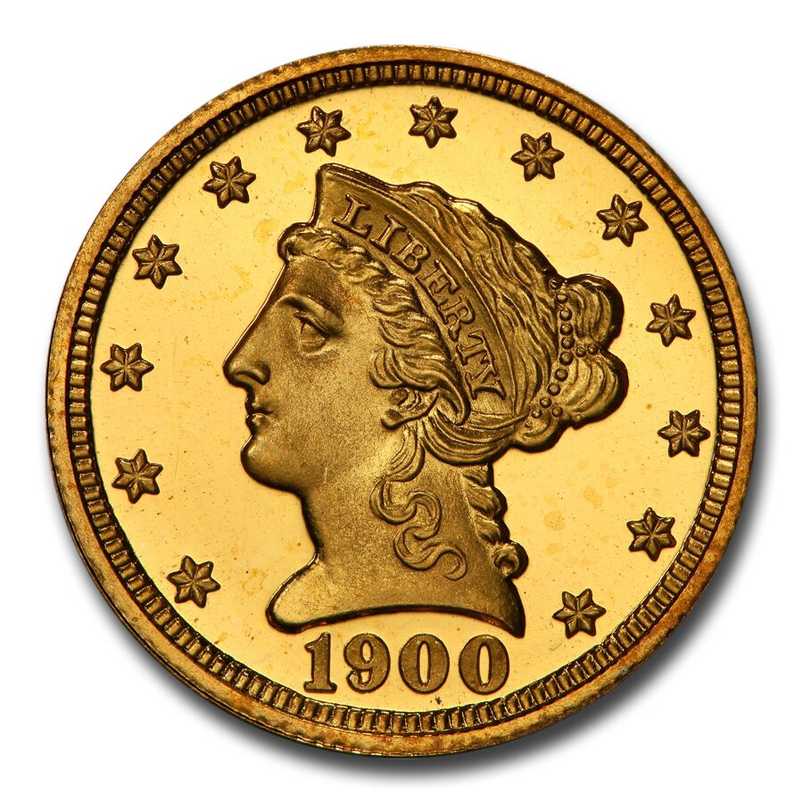 1900 $2.50 Gold Quarter Eagle PR-67 DCAM PCGS