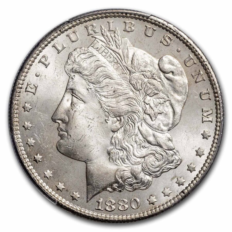 1880/9-S Morgan Dollar MS-64 PCGS