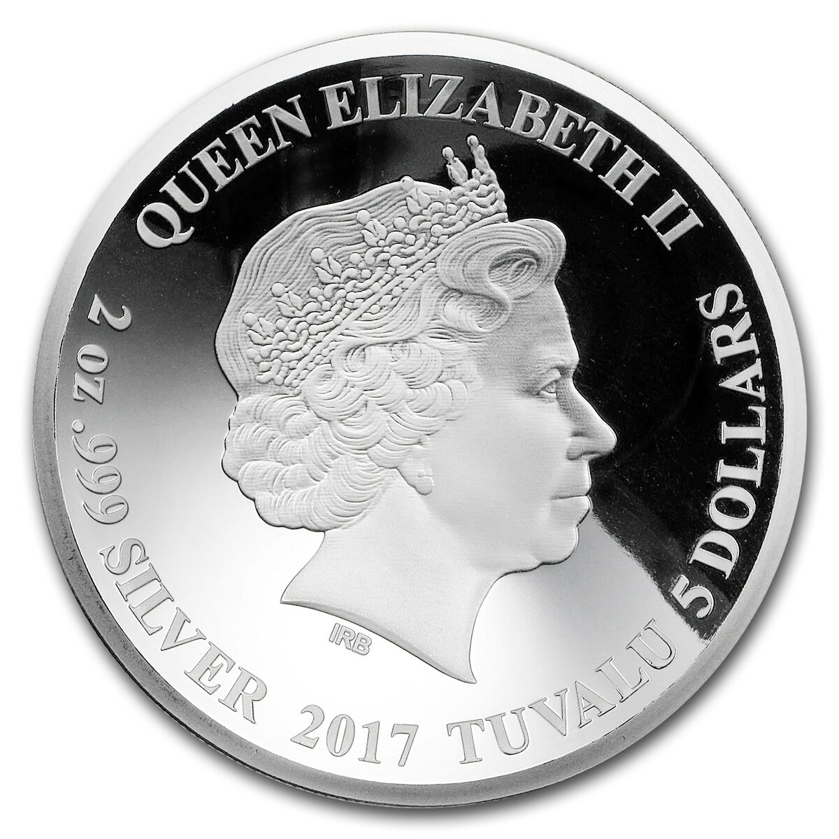 2017 Tuvalu 2 oz Proof Silver Doctor Strange (High Relief, Domed)