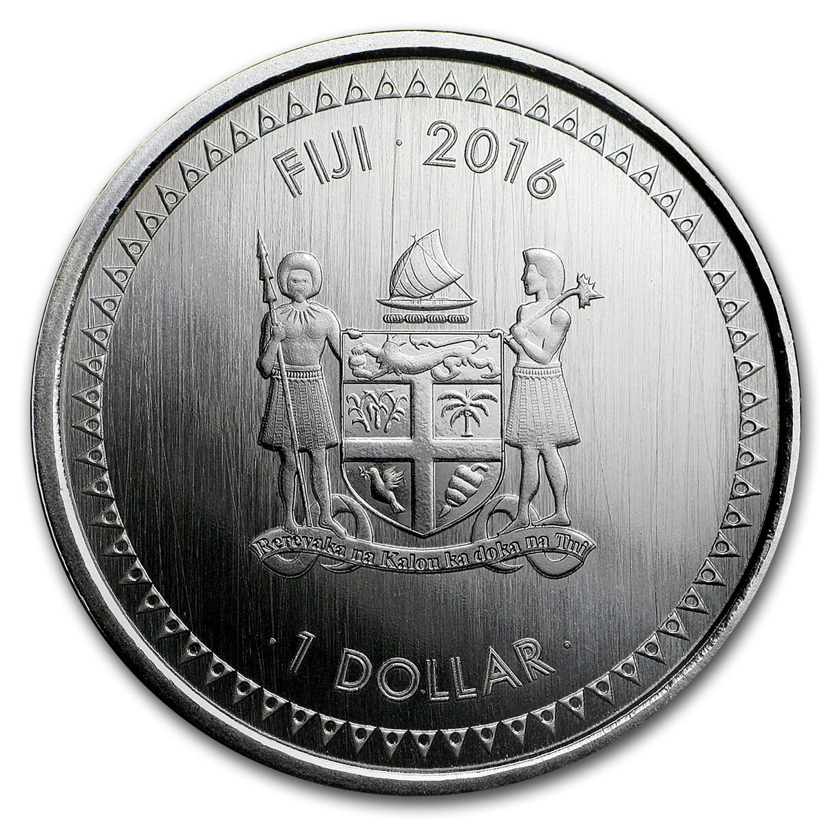 2016 Fiji 1 oz Silver Iguana BU