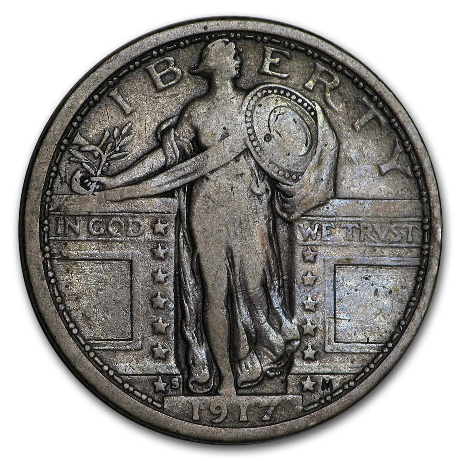 1917-S Standing Liberty Quarter Type-I VF
