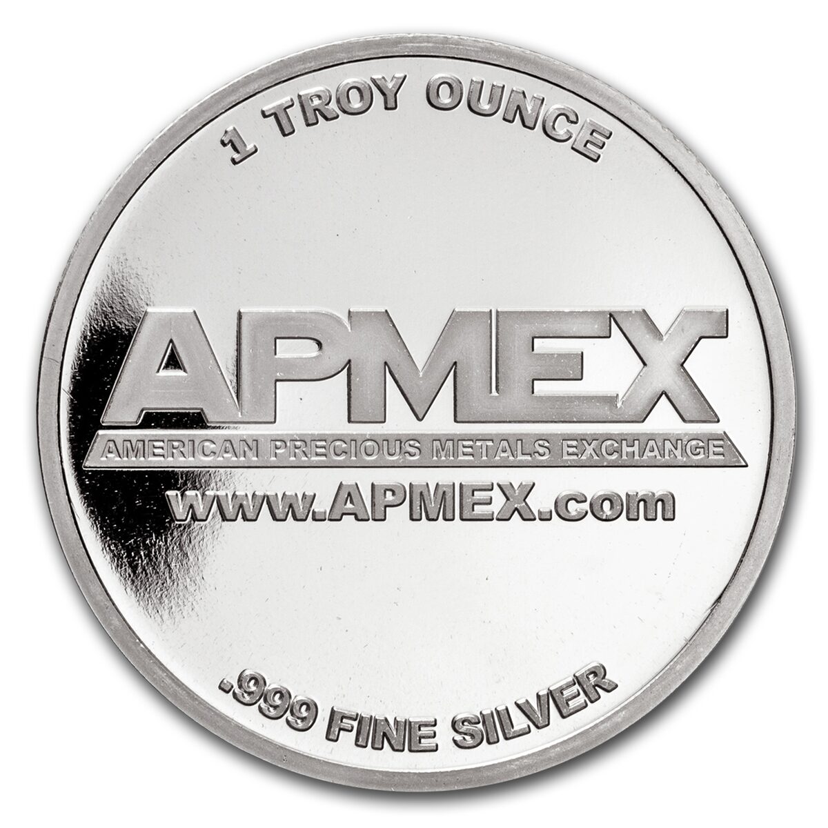 1 oz Silver Colorized Round - APMEX (Hearts Rising)