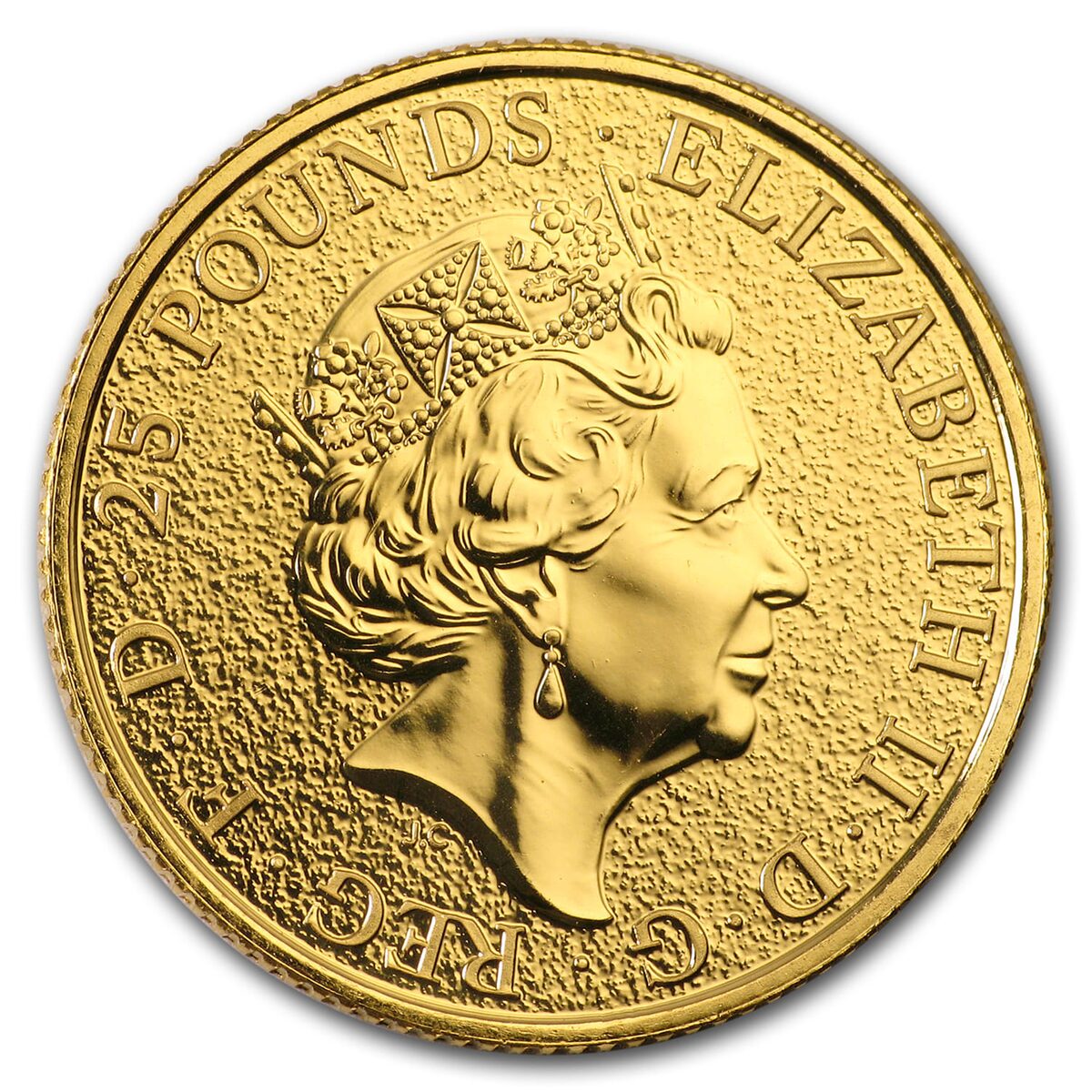 2017 Great Britain 1/4 oz Gold Queen's Beasts The Dragon