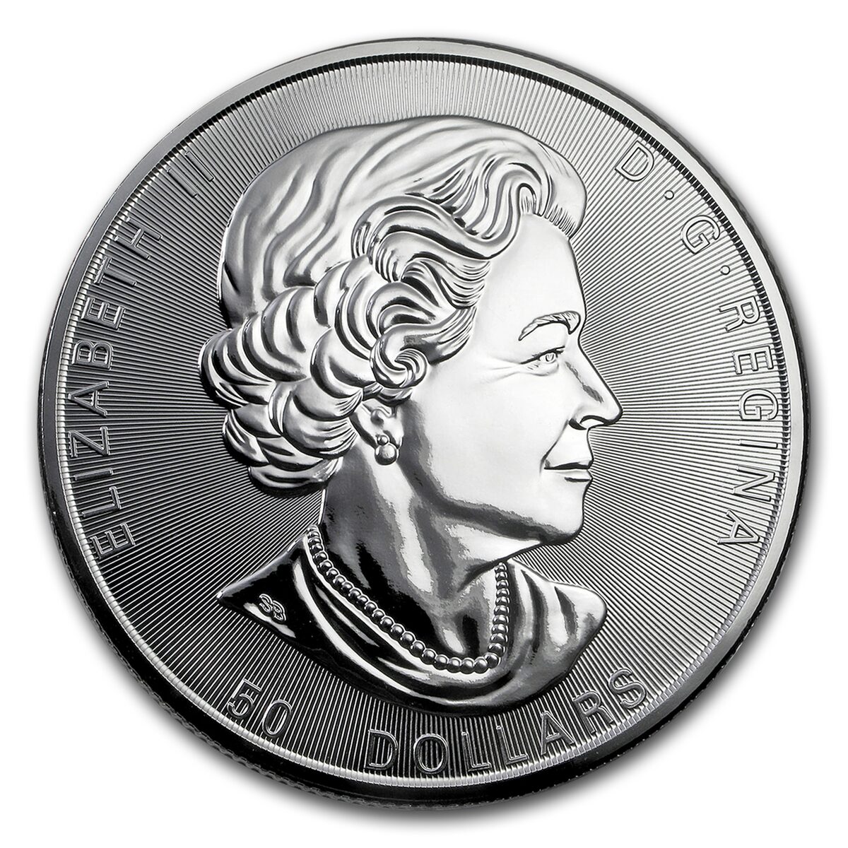 2017 Canada 10 oz Silver $50 Magnificent Maple Leaves BU