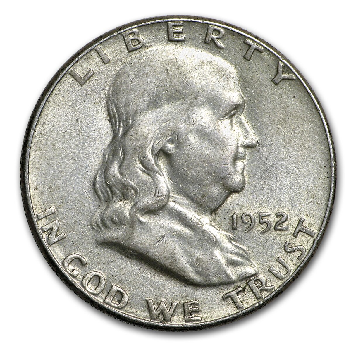 1952 Franklin Half Dollar AU