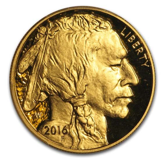 2016-W 1 oz Proof Gold Buffalo PR-70 PCGS