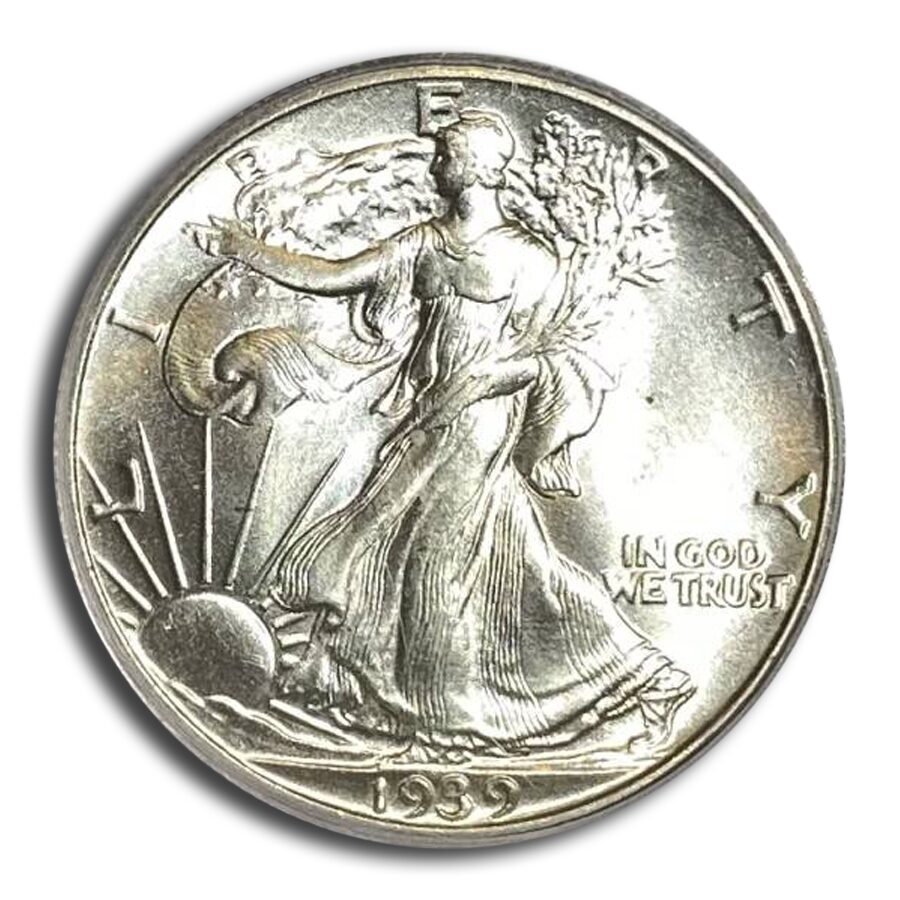 1939 Walking Liberty Half Dollar MS-64 PCGS