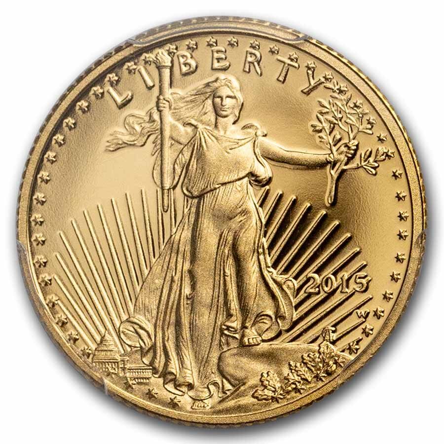 2015-W 1/10 oz Proof American Gold Eagle PR-70 PCGS
