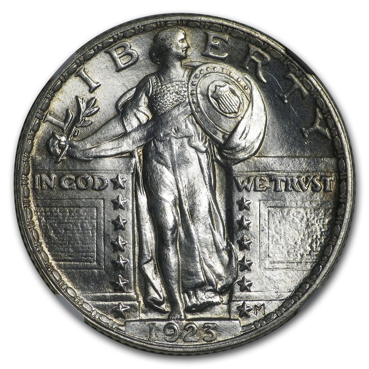 1923 Standing Liberty Quarter MS-64 NGC