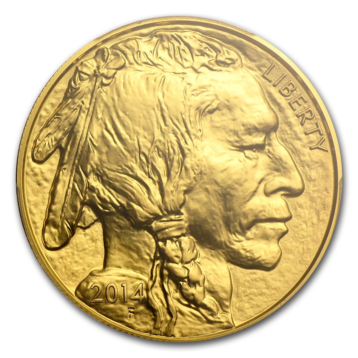 2014 1 oz Gold Buffalo MS-70 NGC