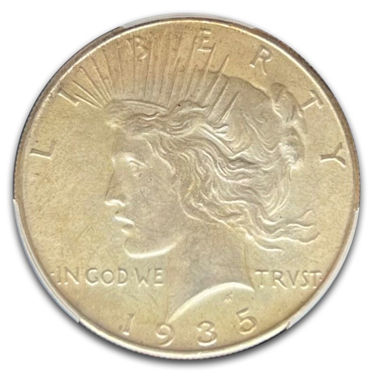 1935 Peace Dollar MS-66 PCGS