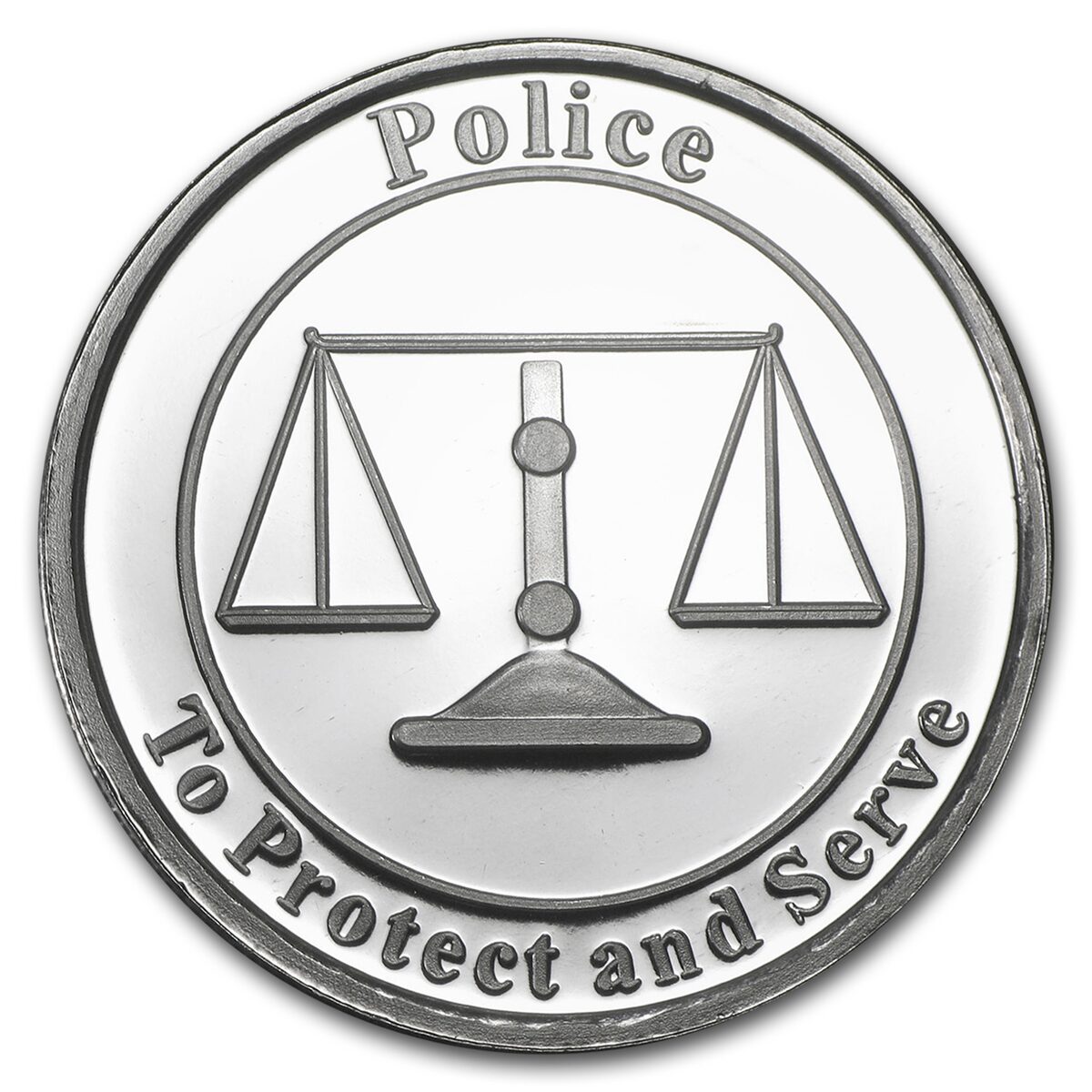 1 oz Silver Round - Police