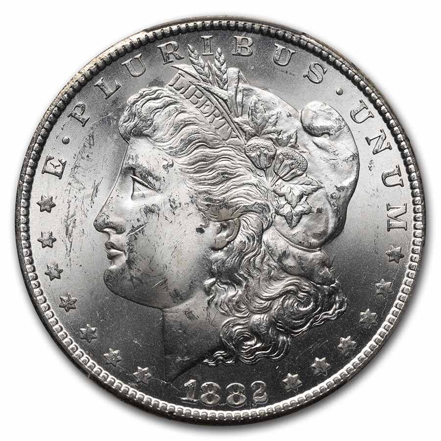 1882-CC Morgan Dollar MS-64 PCGS