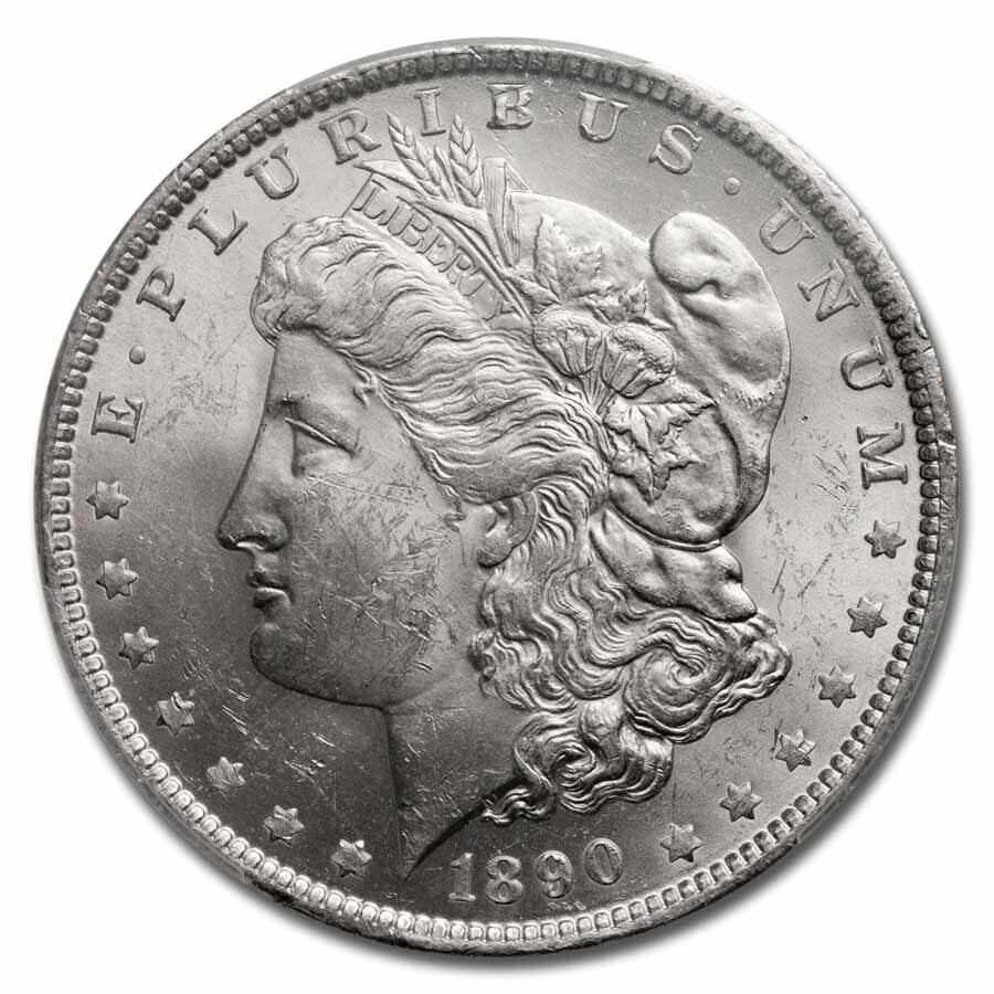 1890-O Morgan Dollar MS-62 PCGS