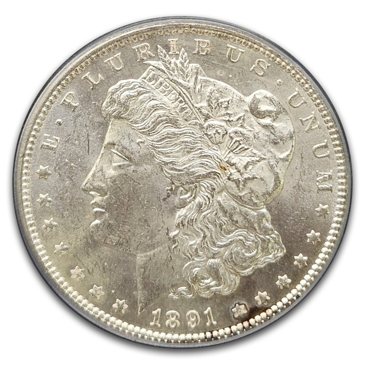 1891-CC Morgan Dollar MS-62 PCGS