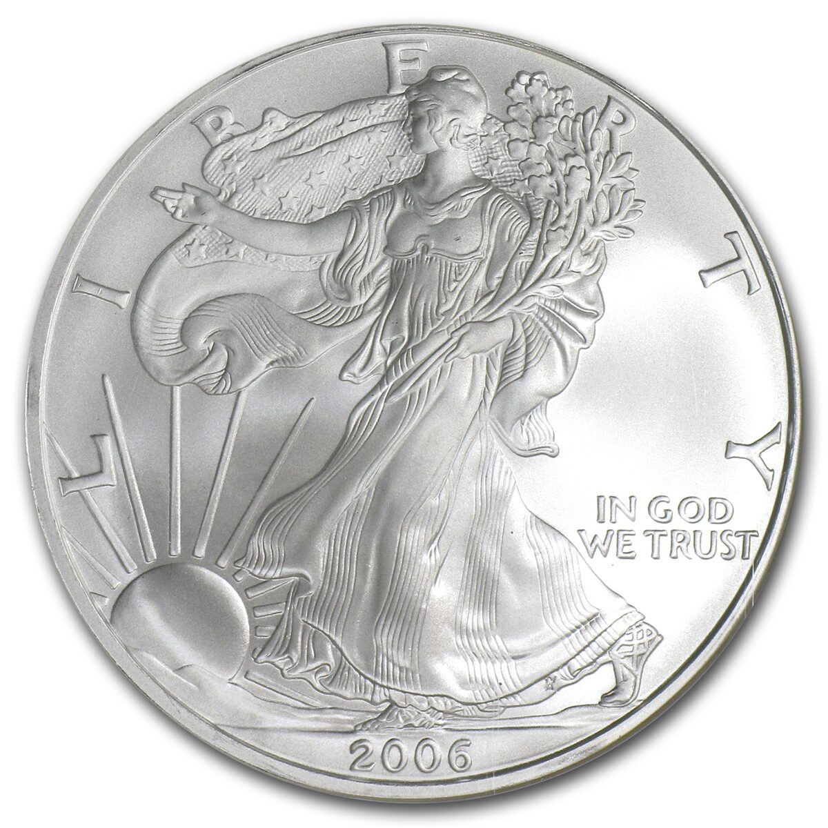 2006 American Silver Eagle MS-69 NGC (First Strike)