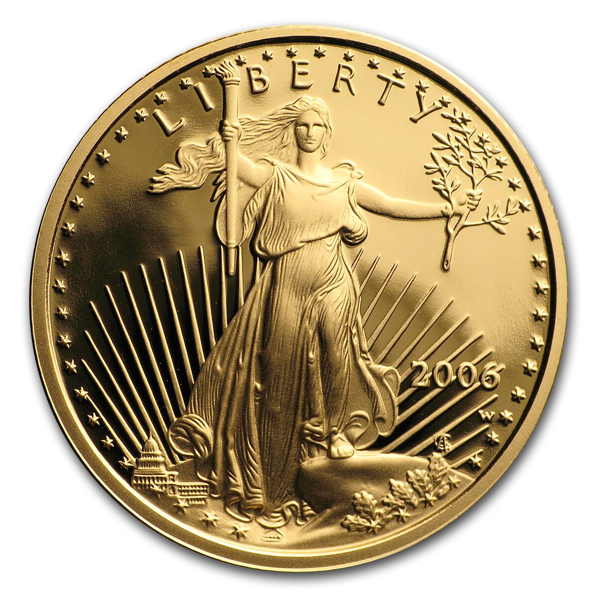 2006-W 1/4 oz Proof American Gold Eagle (w/Box & COA)