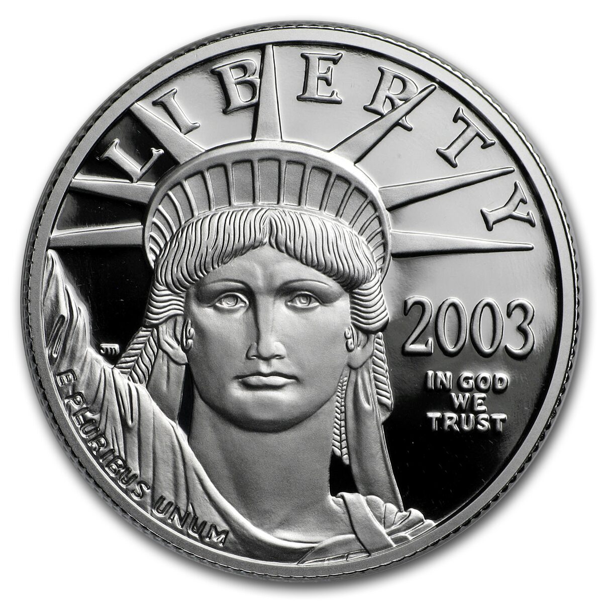 2003-W 1/2 oz Proof American Platinum Eagle (w/Box & COA)
