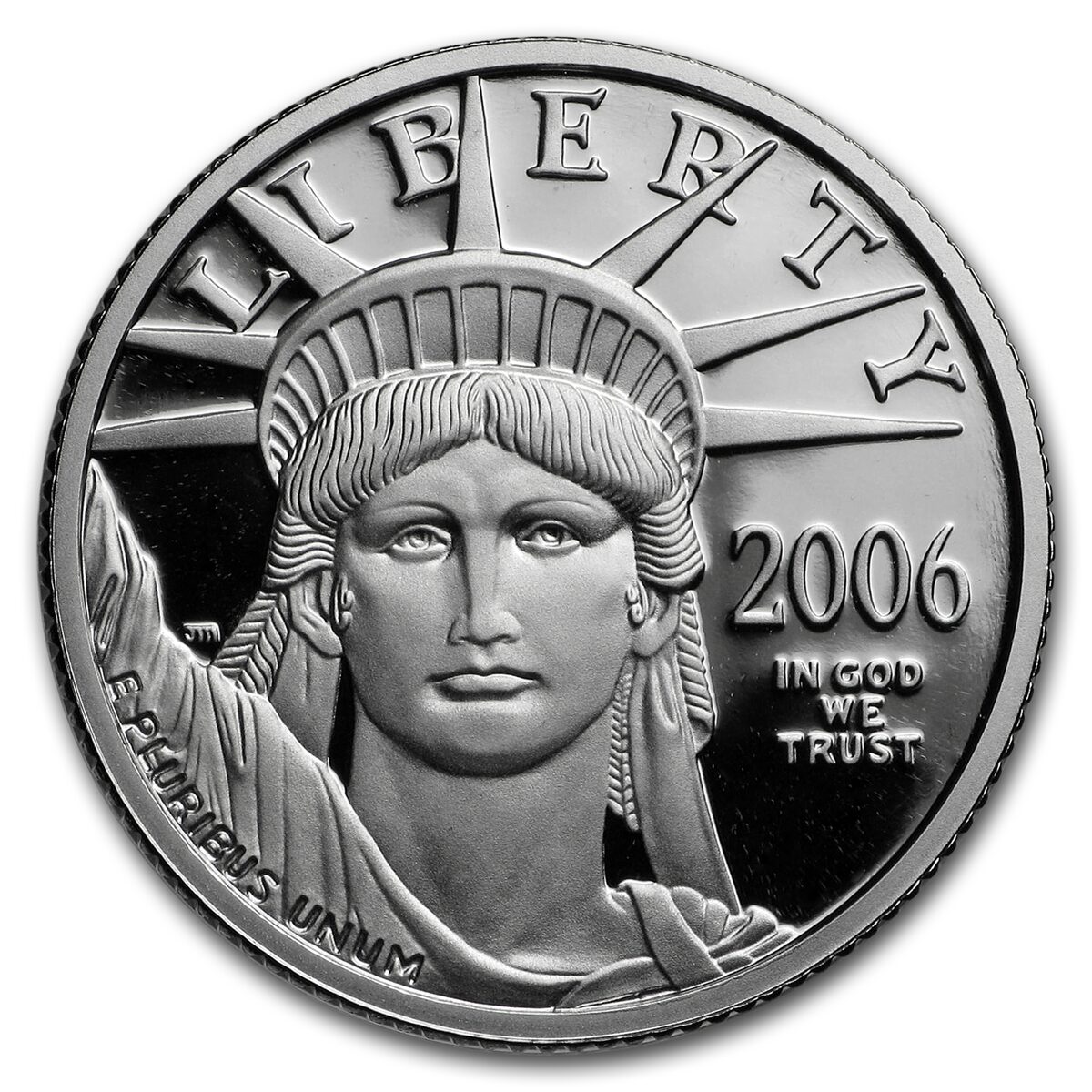 2006-W 1/4 oz Proof American Platinum Eagle (w/Box & COA)