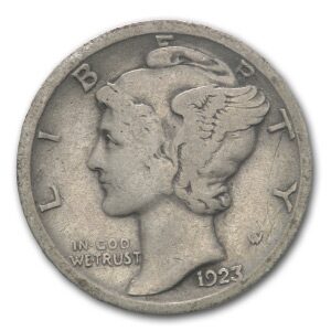 1923-S Mercury Dime Good/VG