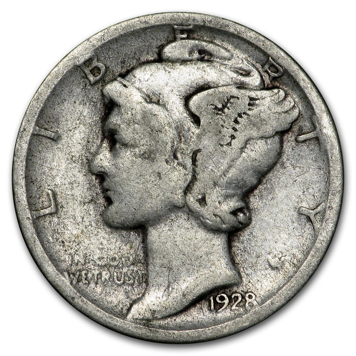 1928-S Mercury Dime Good/Fine