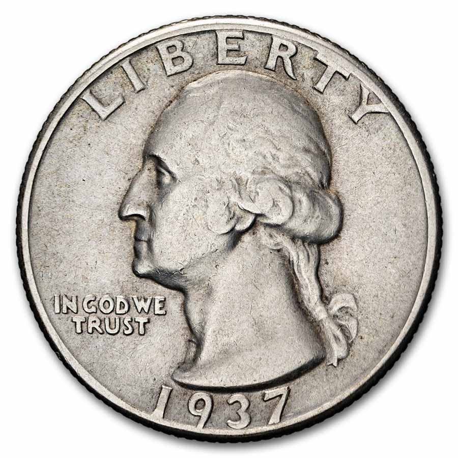 1937 Washington Quarter Good/Fine