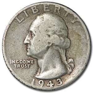 1943-D Washington Quarter Good/VF