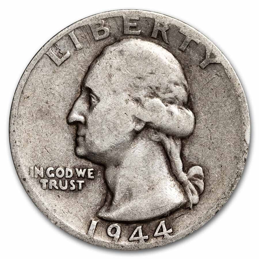 1944-D Washington Quarter Good/VF