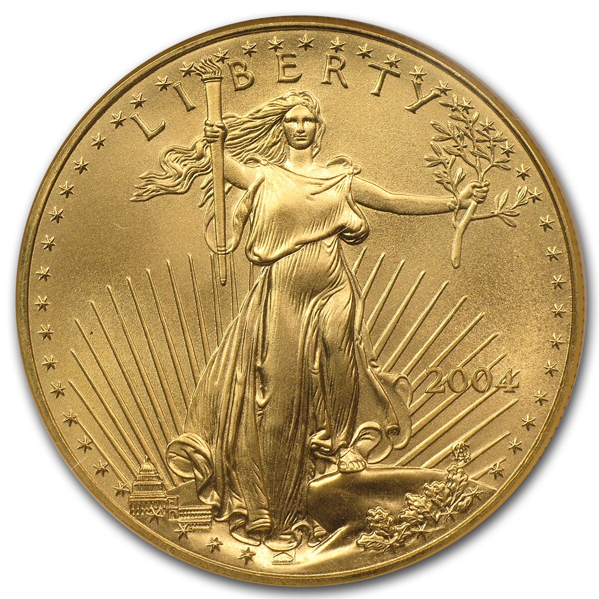 2004 1 oz American Gold Eagle MS-69 NGC
