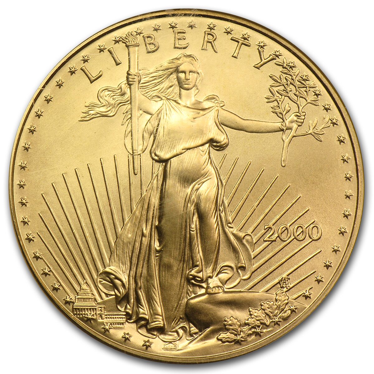 2000 1 oz American Gold Eagle MS-69 NGC