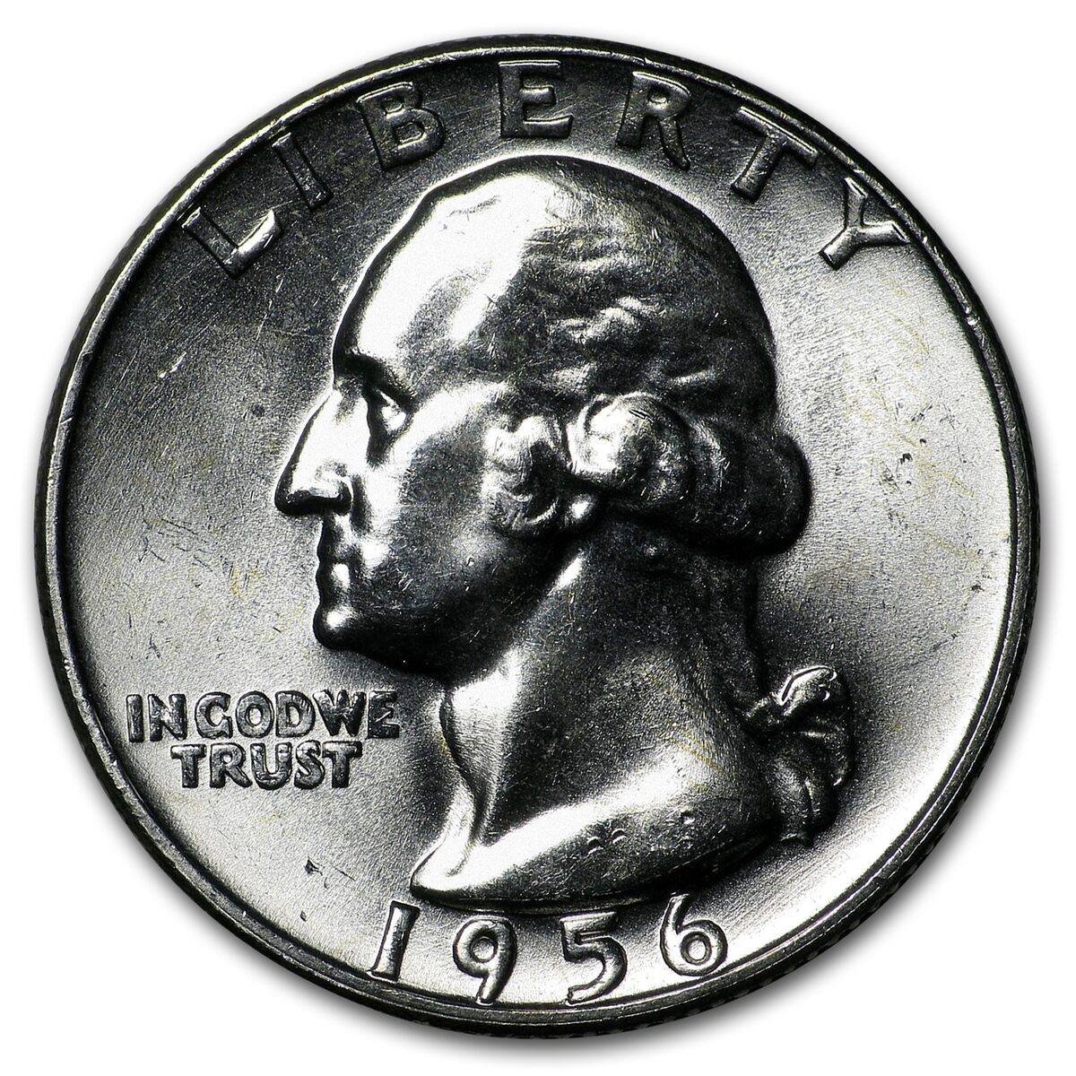 1956-D Washington Quarter BU