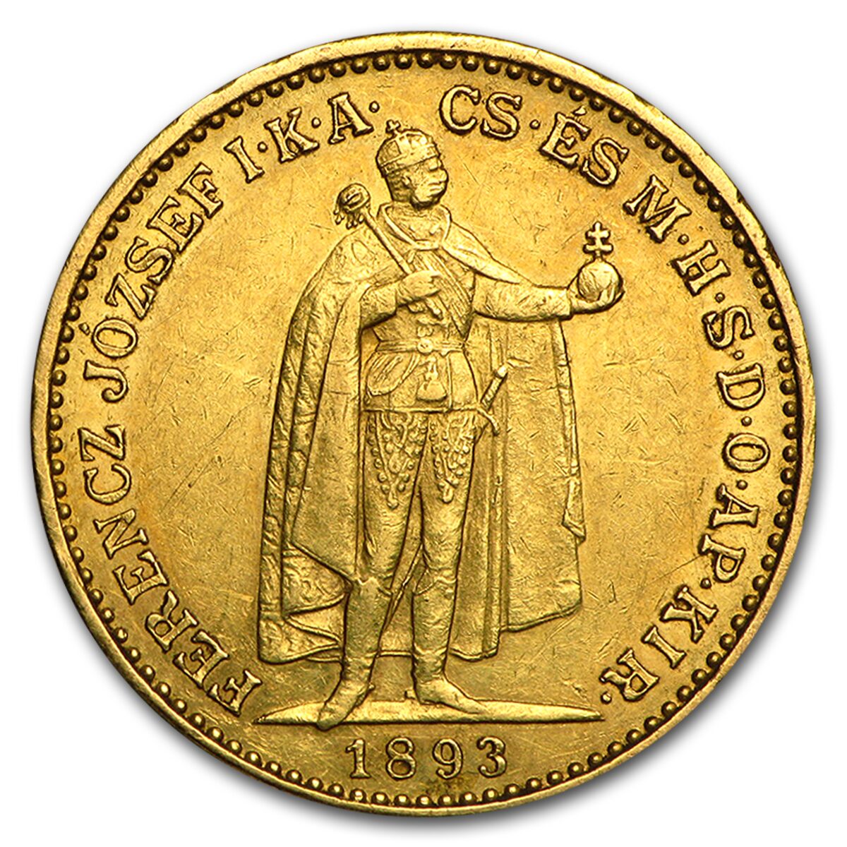 Hungary Gold 20 Korona (Random) Avg Circ