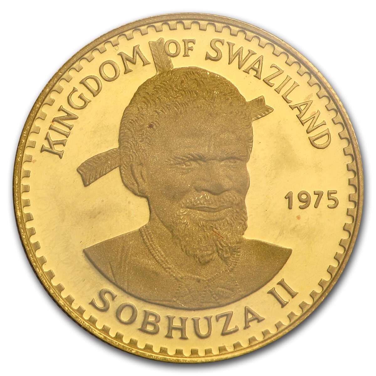1975 Swaziland Gold 50 Emalangeni Proof