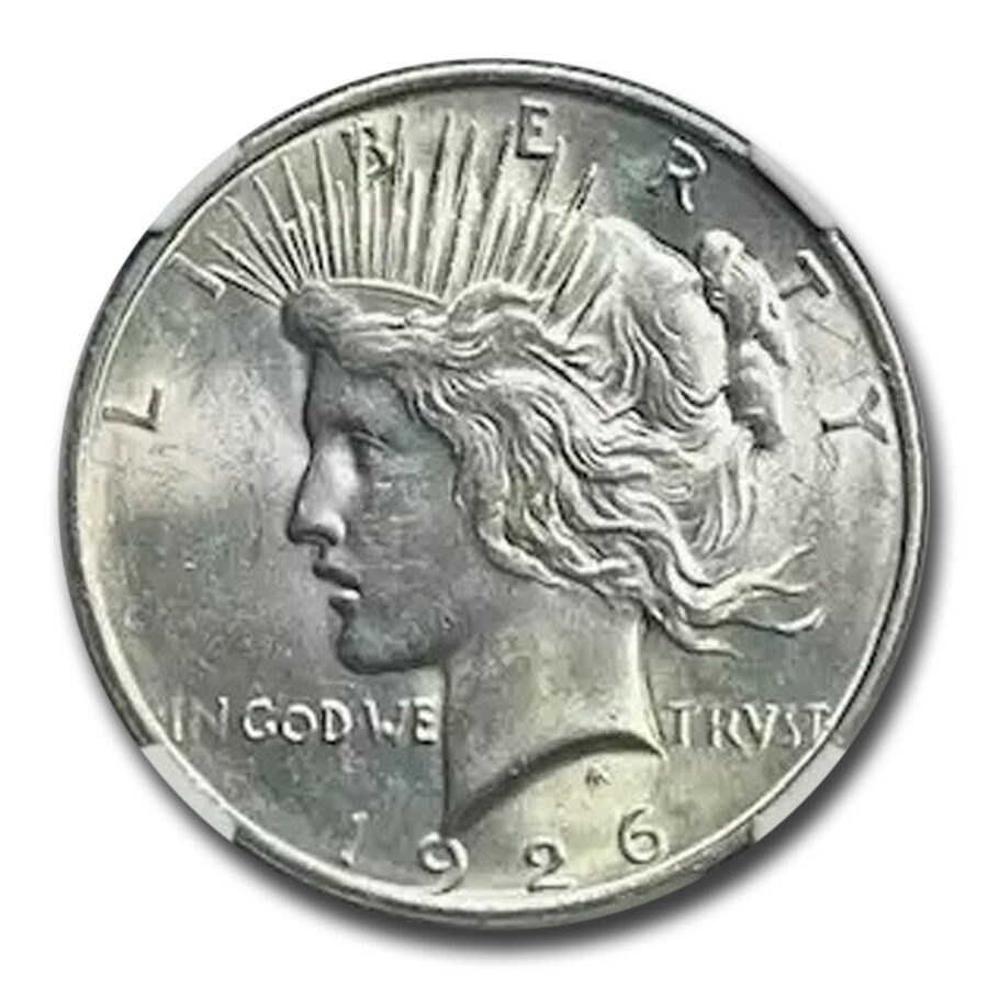 1926-D Peace Dollar MS-62 NGC