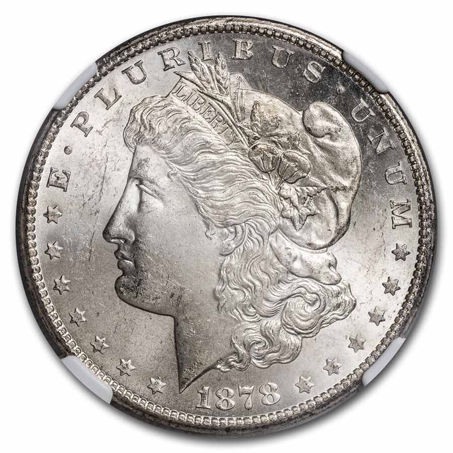 1878-S Morgan Dollar MS-64 NGC