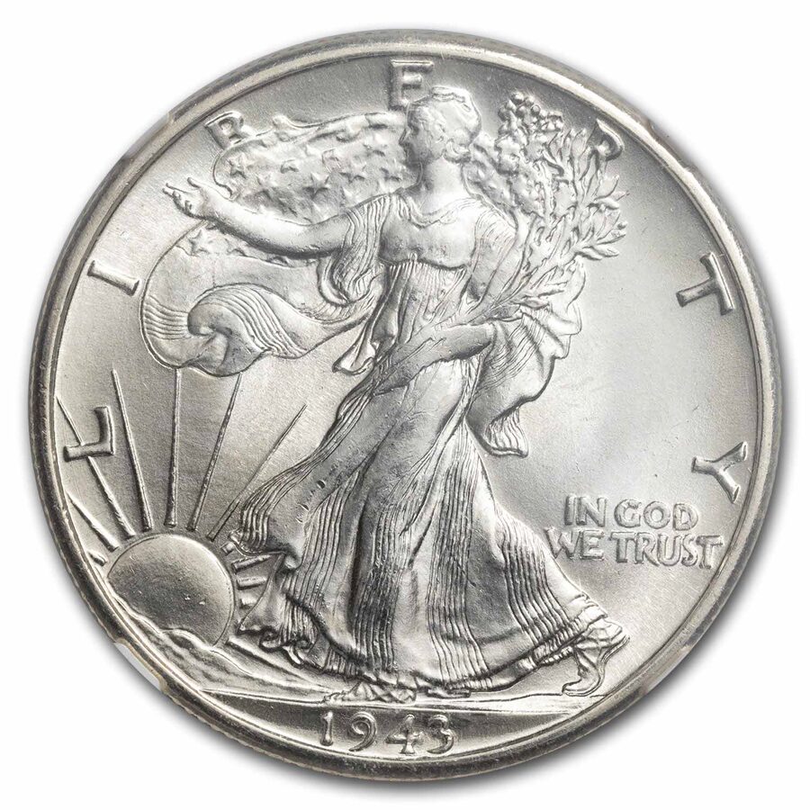 1943-D Walking Liberty Half Dollar MS-65 NGC