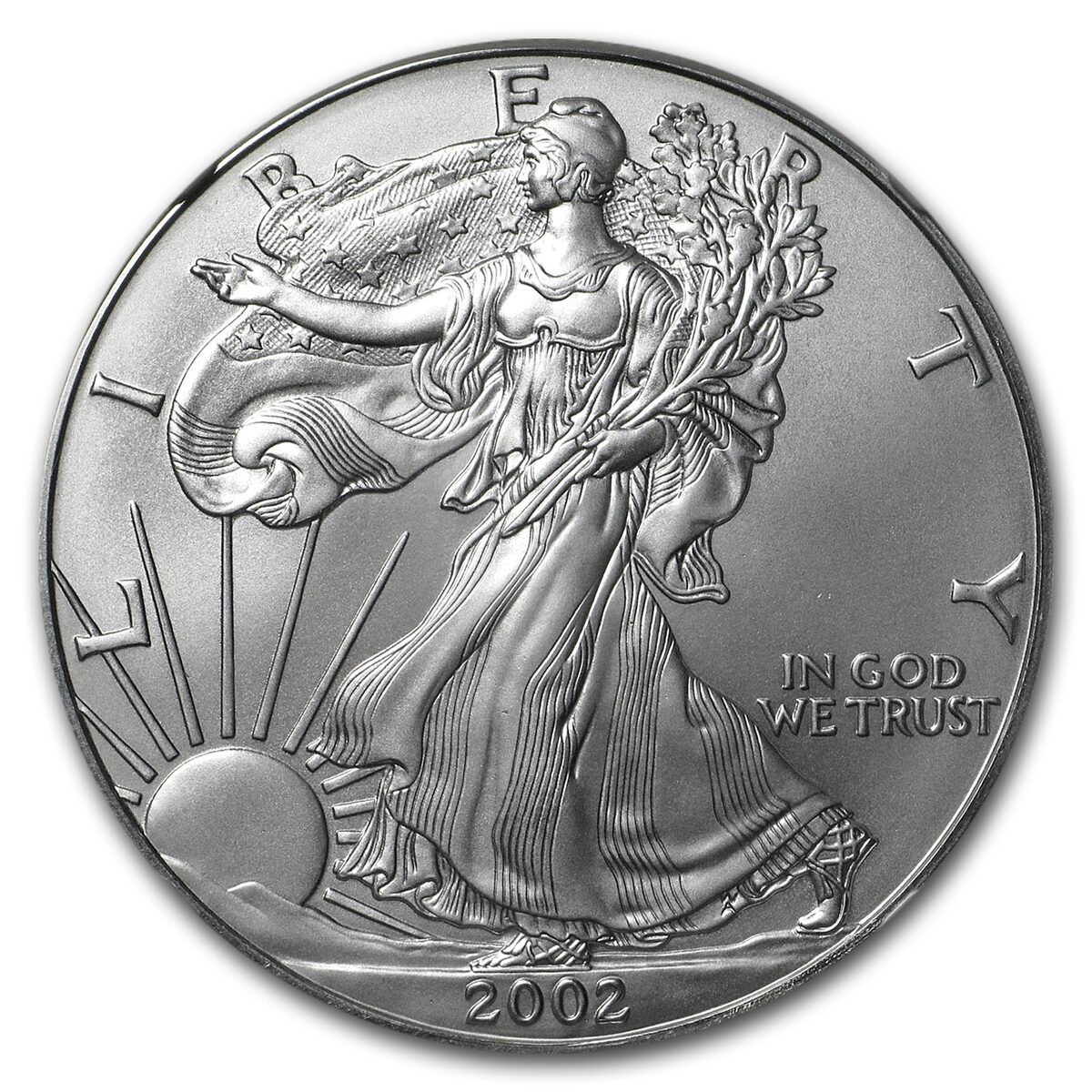 2002 American Silver Eagle MS-70 NGC