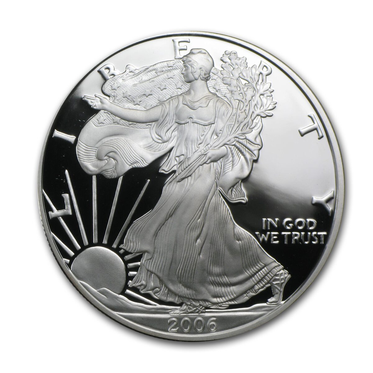 2006-W 1 oz Proof American Silver Eagle (w/Box & COA)