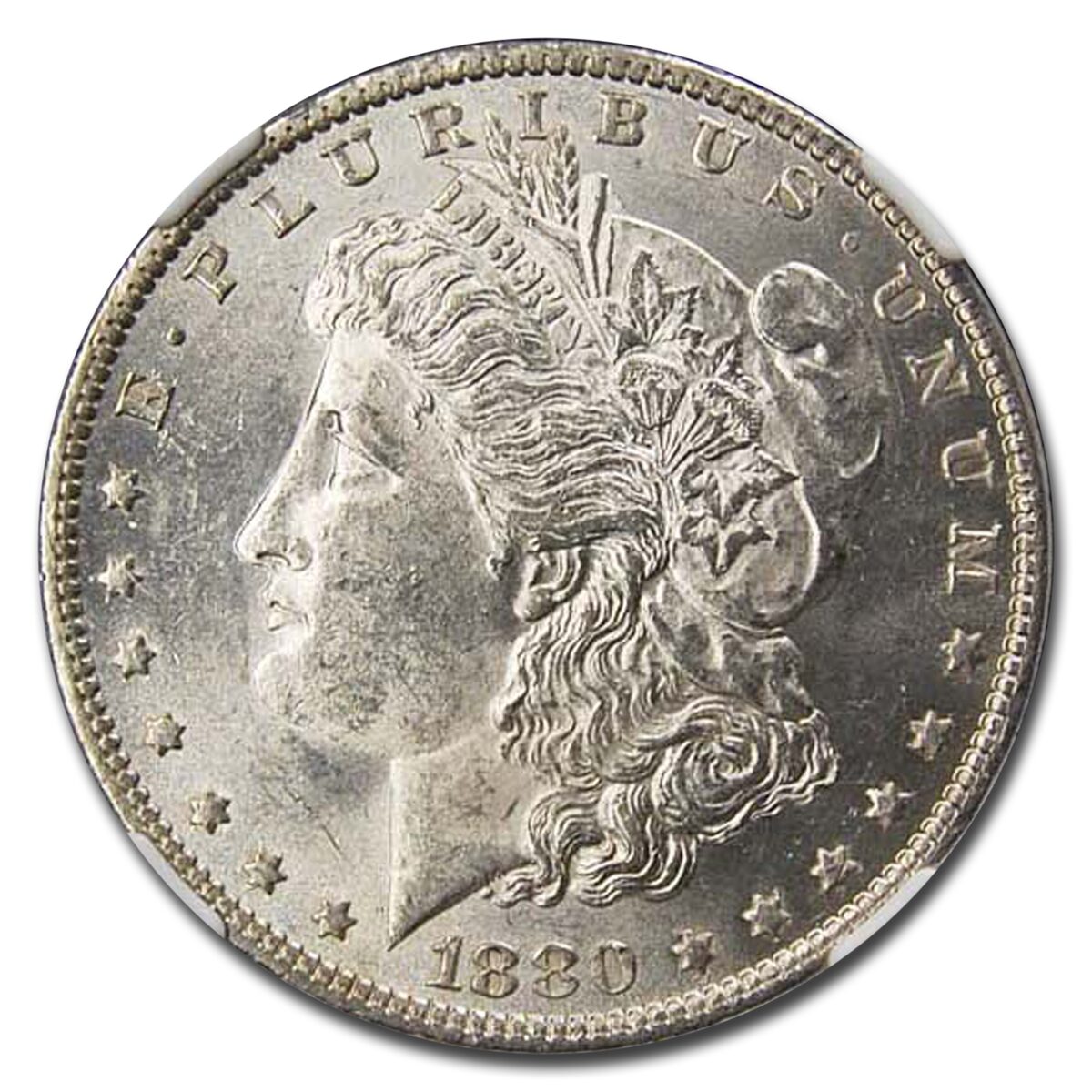 1880-O Morgan Dollar MS-62 NGC