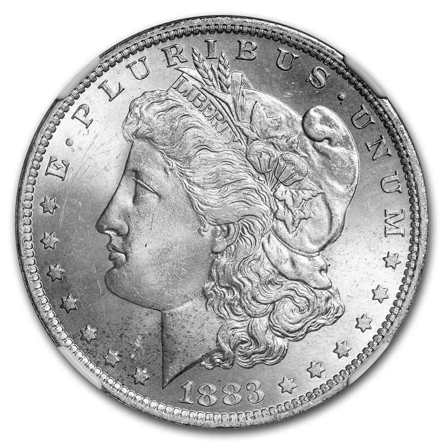 1883-O Morgan Dollar MS-65 NGC